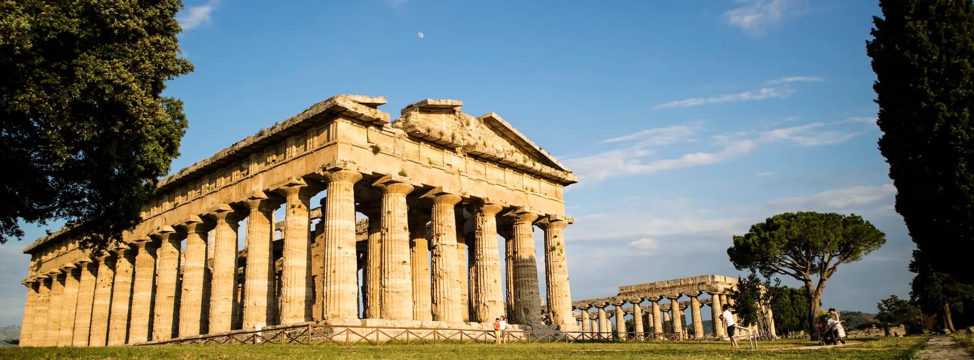 the ancient ruins of Paestum