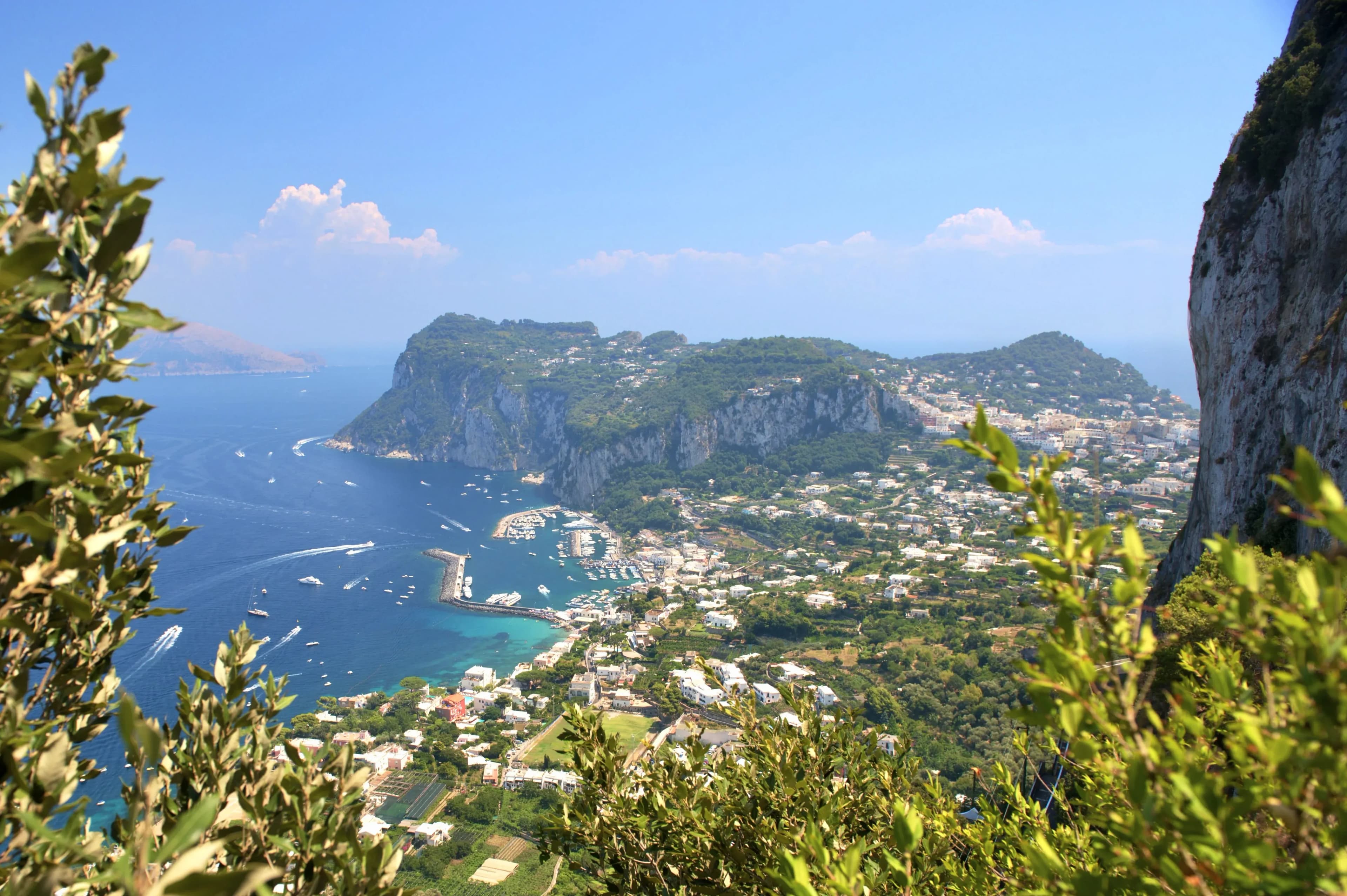 Boat Tour Around Capri and Visit to the Island