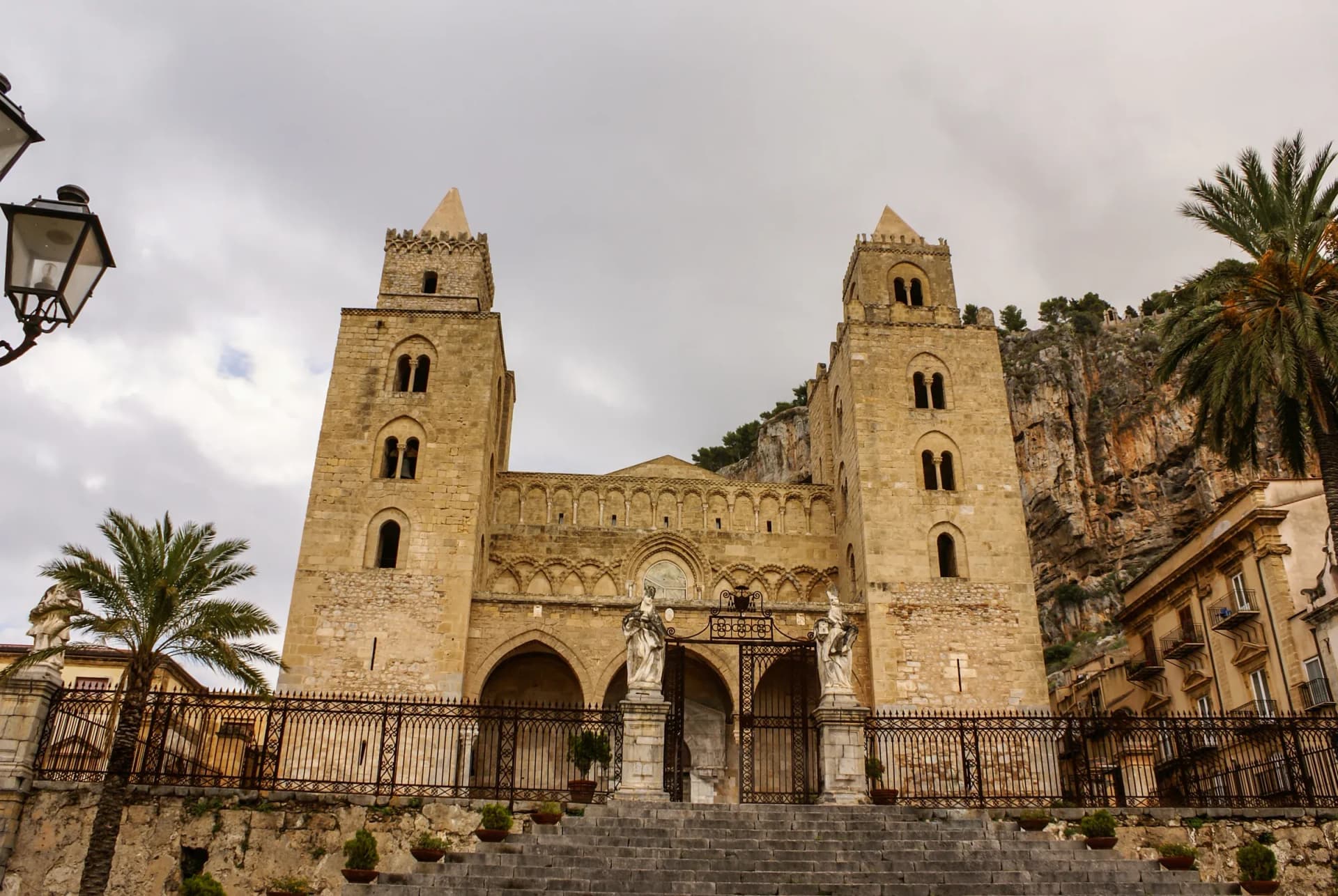 The Basilica of Cefalu in Cefalu, Italy