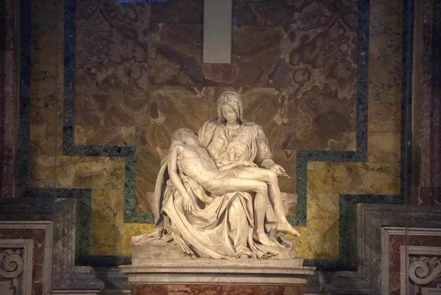 Michelangelo's Pieta in St. Peter's Basilica