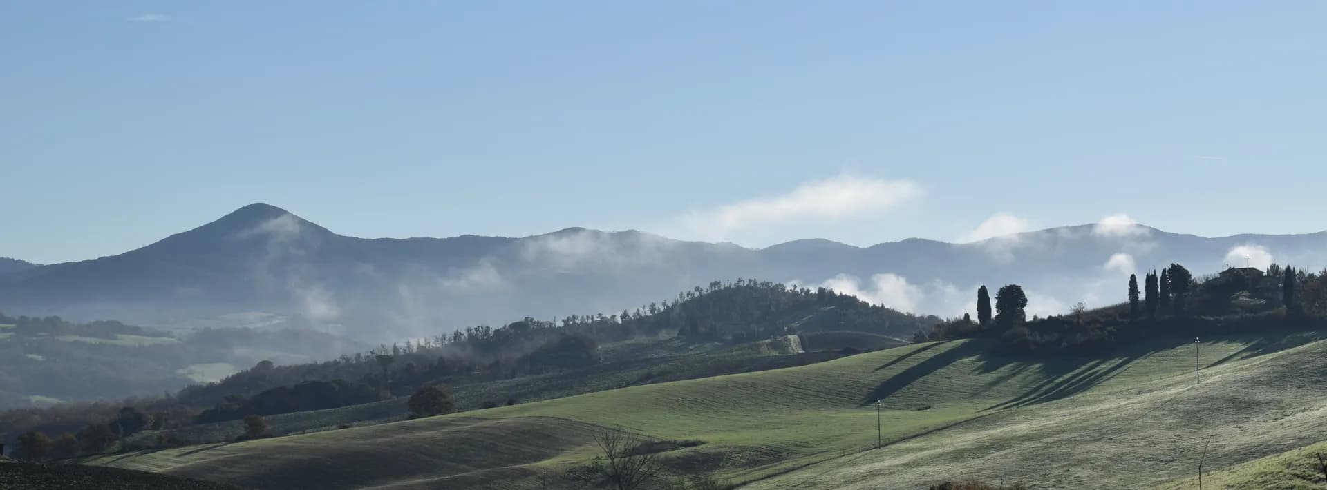 the Tuscan countryside in Italy