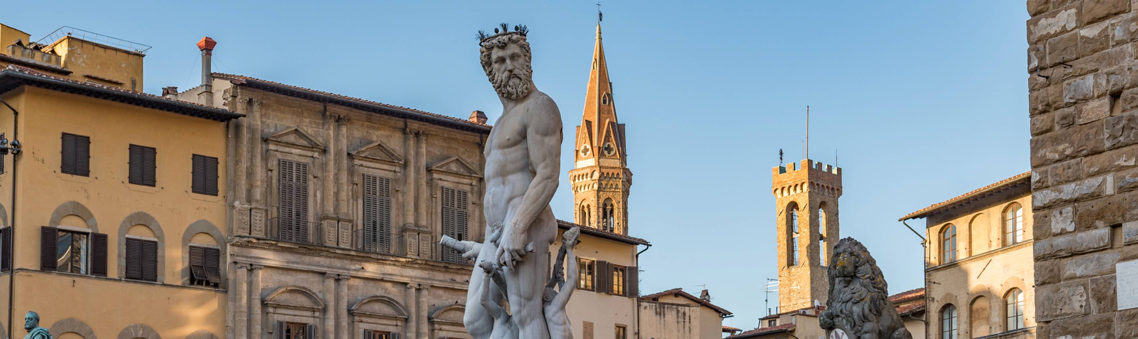 Statue of Neptune at Piazza della Signoria in Florence